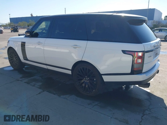 2014 Land Rover Range Rover Supercharged with VIN SALGS3TF5EA167734, listed as a IAAI auction lot 41436025 with 141,694 mi miles and . Bid and sale history available at DreamBid. Image 3.