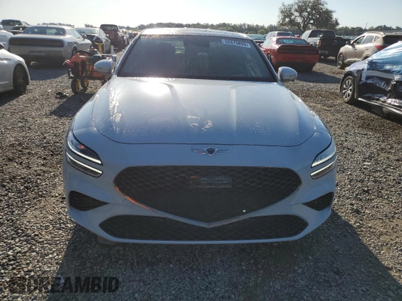 2023 Genesis G70 3.3T with VIN KMTG54TE3PU113251, listed as a Copart auction lot 52675895 with 20,969 mi miles and Salvage title. Bid and sale history available at DreamBid. Image 5.