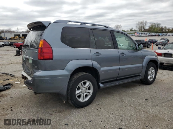 2003 Lexus GX 470 z VIN JTJBT20X130017870, wystawiony jako Copart lot #50525215 z przebiegiem 280 637 mil mil oraz Szkoda całkowita • Salvage title. Historia ofert i sprzedaży dostępna na DreamBid. Obrazek 3.