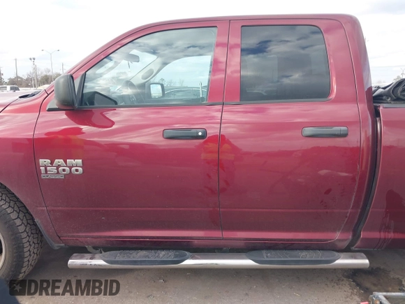 2019 Ram 1500 Classic Tradesman with VIN 1C6RR6FG7KS581371, listed as a IAAI auction lot 41538618 with 64,202 mi miles. Bid and sale history available at carsss.com. Image 14.