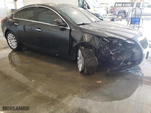 2012 Buick Regal Premium 1 with VIN 2G4GS5EK4C9142602, listed as a Copart auction lot 66679534 with 111,091 mi miles and Salvage Title. Bid and sale history available at carsss.com. Image 4.