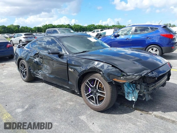 2018 Ford Mustang GT with VIN 1FA6P8CF5J5105518, listed as a IAAI auction lot 40641291 with 123,172 mi miles and . Bid and sale history available at DreamBid. Image 1.