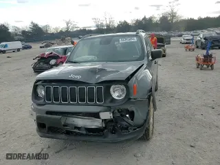 2021 Jeep Renegade Upland Edition with VIN ZACNJDABXMPN11609, listed as a Copart auction lot 86395094 with 58,043 mi miles and Salvage Title. Bid and sale history available at carsss.com. Image 11.