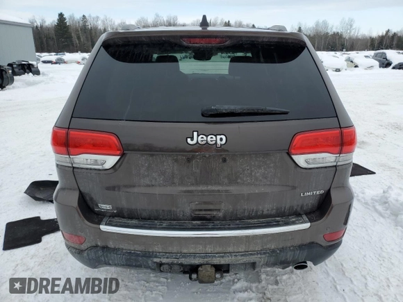 2017 Jeep Grand Cherokee Limited with VIN 1C4RJEBG3HC957258, listed as a Copart auction lot 45875215 with 117,381 mi miles and Salvage title. Bid and sale history available at DreamBid. Image 6.