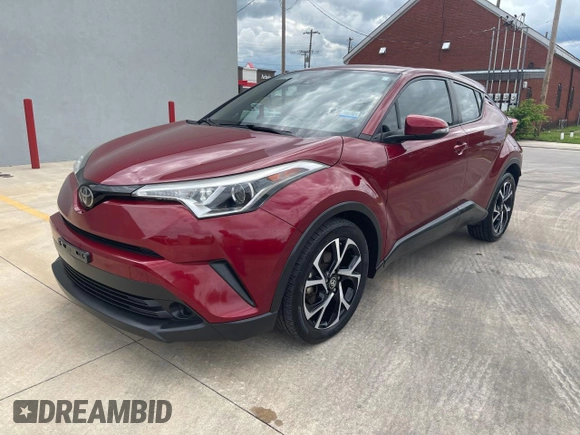 2018 Toyota C-HR XLE with VIN NMTKHMBX7JR054668, listed as a Copart auction lot 56588445 with 73,949 mi miles and Clean Title. Bid and sale history available at DreamBid. Image 2.