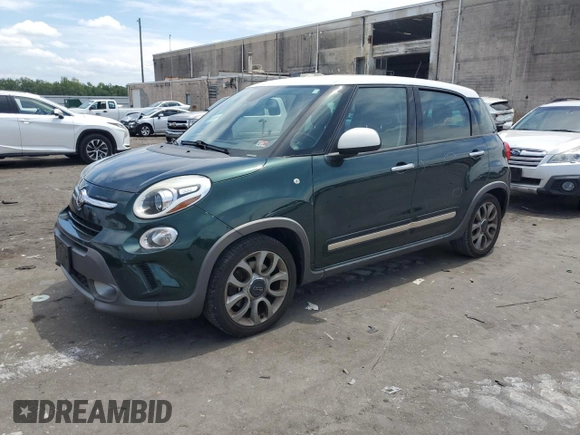 2016 FIAT 500L Trekking with VIN ZFBCFADH6GZ037273, listed as a Copart auction lot 63826924 with 84,926 mi miles and Salvage Title. Bid and sale history available at carsss.com. Image 1.