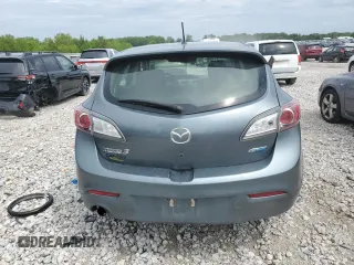 2013 Mazda 3 i Touring with VIN JM1BL1LP9D1754237, listed as a Copart auction lot 58204075 with 190,946 mi miles and Salvage title. Bid and sale history available at DreamBid. Image 6.