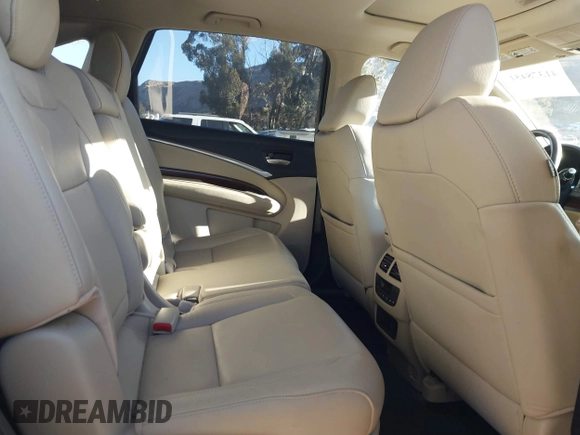 2015 Acura MDX Tech Pkg with VIN 5FRYD3H43FB007615, listed as a IAAI auction lot 41378451 with 141,365 mi miles. Bid and sale history available at carsss.com. Image 8.