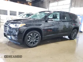 2020 Chevrolet Traverse RS with VIN 1GNEVJKWXLJ292213, listed as a Copart auction lot 48678955 with 46,868 mi miles and Salvage title. Bid and sale history available at DreamBid. Image 1.