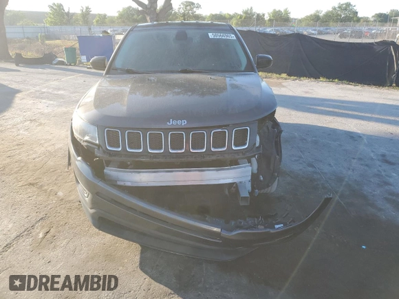 2018 Jeep Compass Sport with VIN 3C4NJCAB4JT411653, listed as a Copart auction lot 50566965 with 142,049 mi miles and Salvage Title. Bid and sale history available at carsss.com. Image 5.