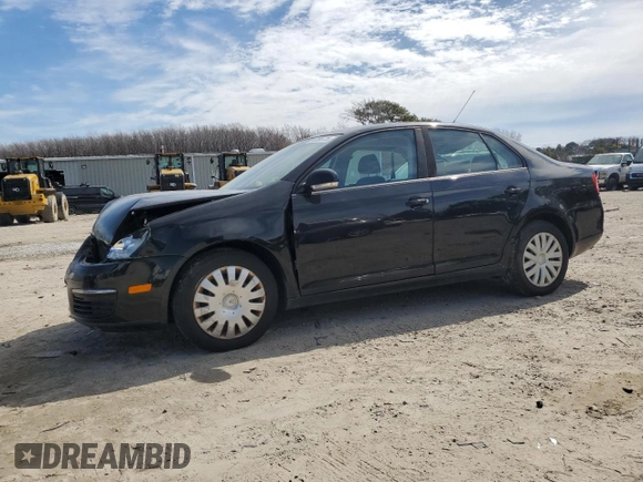2007 Volkswagen Jetta 2.5 with VIN 3VWPG71K27M089576, listed as a Copart auction lot 47395725 with 104,925 mi miles and Salvage title. Bid and sale history available at DreamBid. Image 1.