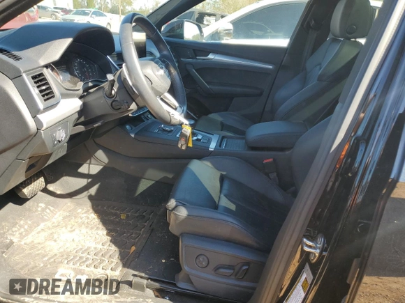 2020 Audi Q5 Premium with VIN WA1ANAFY9L2085142, listed as a Copart auction lot 50261515 with 38,477 mi miles and Salvage Title. Bid and sale history available at carsss.com. Image 7.