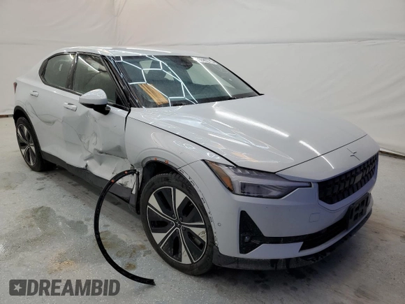 2023 Polestar 2 with VIN YSMEG3KA6PL146957, listed as a Copart auction lot 61274464 with 46,712 mi miles and Non Repairable. Bid and sale history available at carsss.com. Image 4.
