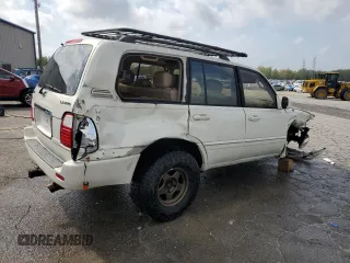 2001 Lexus LX 470 with VIN JTJHT00W913507524, listed as a Copart auction lot 51601785 with 171,779 mi miles and Salvage Title. Bid and sale history available at carsss.com. Image 3.