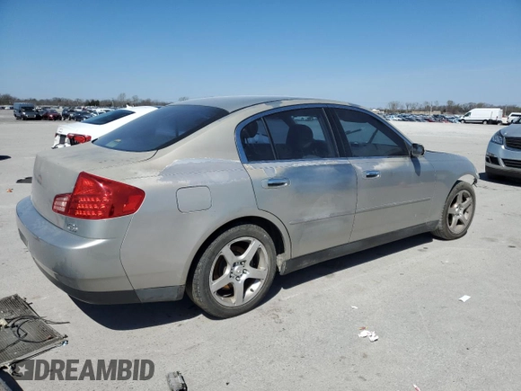 2004 Infiniti G35 w/Leather with VIN JNKCV51E64M604056, listed as a Copart auction lot 50232365 with Not Provided miles and Clean Title. Bid and sale history available at DreamBid. Image 3.