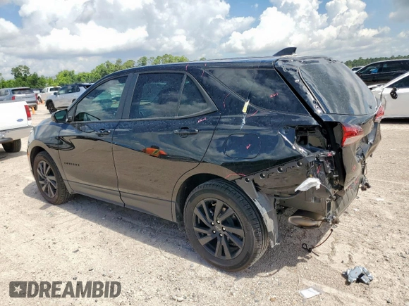 2023 Chevrolet Equinox LS with VIN 3GNAXHEG9PL114510, listed as a Copart auction lot 62310665 with 14,469 mi miles and Salvage title. Bid and sale history available at DreamBid. Image 2.