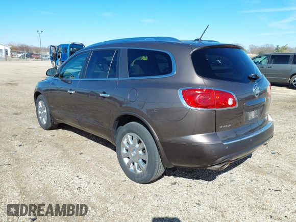 2012 Buick Enclave Leather with VIN 5GAKRCED6CJ389108, listed as a IAAI auction lot 41854814 with 211,473 mi miles and . Bid and sale history available at carsss.com. Image 3.