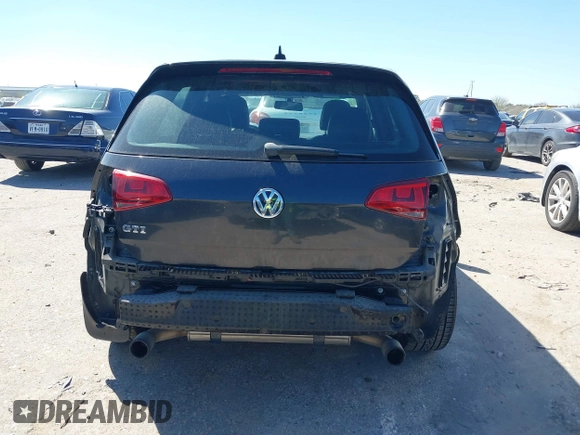 2016 Volkswagen Golf GTI SE with VIN 3VW4T7AU7GM049221, listed as a IAAI auction lot 41758524 with 101,557 mi miles. Bid and sale history available at carsss.com. Image 6.