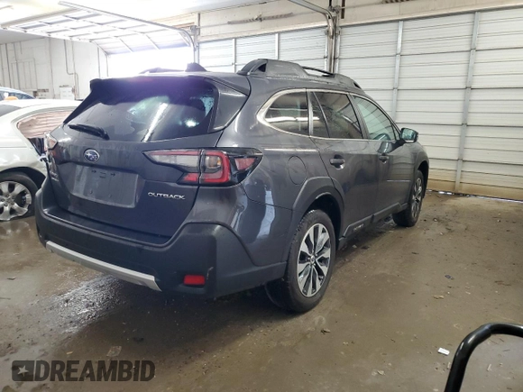 2024 Subaru Outback Limited with VIN 4S4BTANC5R3175876, listed as a Copart auction lot 55122435 with 17,185 mi miles and Salvage title. Bid and sale history available at DreamBid. Image 3.