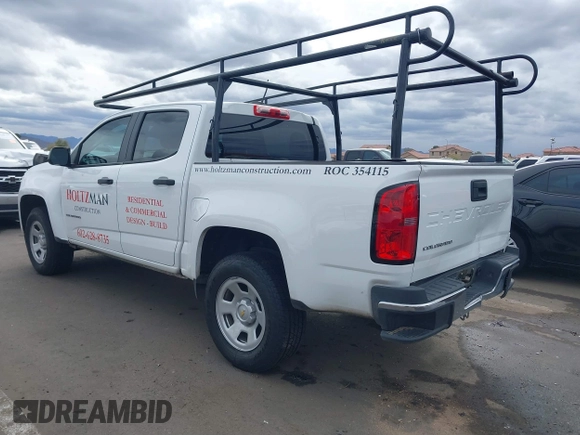 2022 Chevrolet Colorado 2WD Work Truck с VIN 1GCGSBEA7N1111880, выставлен на аукционе IAAI как лот 41805577 с пробегом 94 144 миль миль и . История ставок и продаж доступна на DreamBid. Изображение 3.