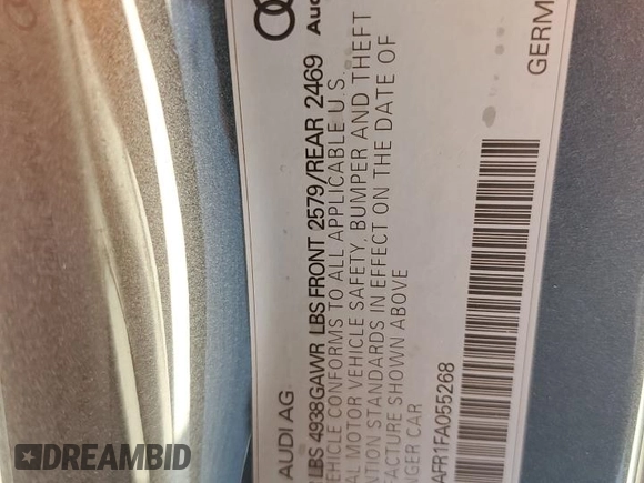 2015 Audi S5 Premium Plus z VIN WAUCGAFR1FA055268, wystawiony jako Copart lot #45244405 z przebiegiem 46 996 mil mil oraz Szkoda całkowita • Salvage title. Historia ofert i sprzedaży dostępna na DreamBid. Obrazek 12.