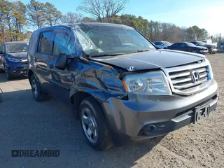 2013 Honda Pilot LX with VIN 5FNYF4H29DB014310, listed as a IAAI auction lot 41300485 with 162,376 mi miles and . Bid and sale history available at DreamBid. Image 1.