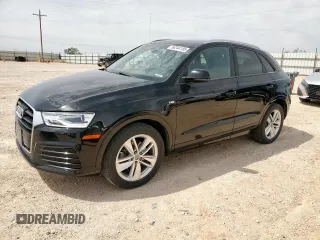 2018 Audi Q3 Premium with VIN WA1ECCFS7JR008837, listed as a Copart auction lot 56244185 with 90,846 mi miles and Salvage title. Bid and sale history available at DreamBid. Image 1.
