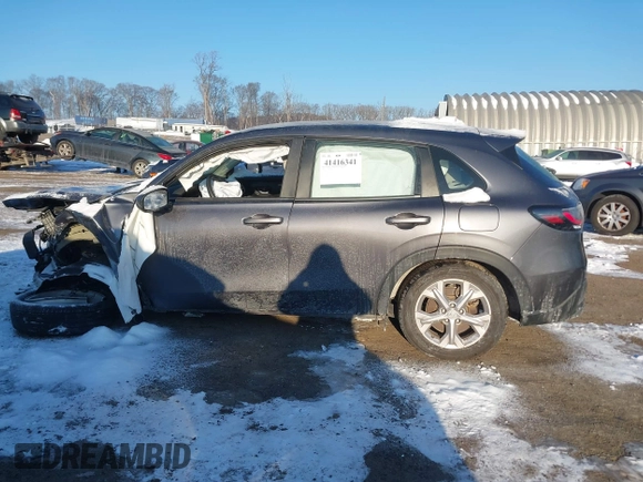 2024 Honda HR-V LX with VIN 3CZRZ2H32RM736093, listed as a IAAI auction lot 41416341 with 16,482 mi miles and . Bid and sale history available at DreamBid. Image 13.