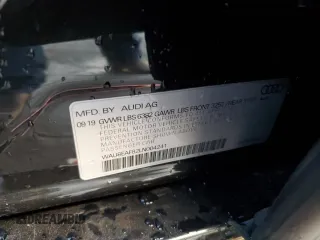 2020 Audi A8 L with VIN WAU8EAF82LN004241, listed as a Copart auction lot 86250664 with 0 mi miles and Salvage Title. Bid and sale history available at carsss.com. Image 12.