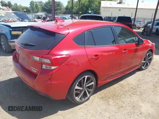 2022 Subaru Impreza Special Sports with VIN 4S3GTAL67N3724575, listed as a IAAI auction lot 42375237 with 21,787 mi miles and . Bid and sale history available at DreamBid. Image 4.