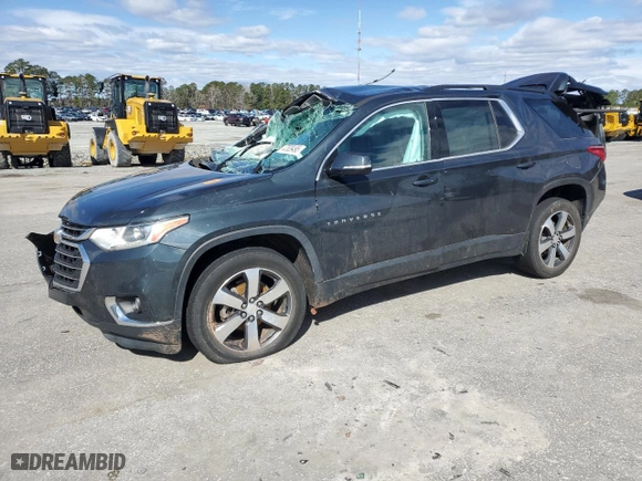 2019 Chevrolet Traverse LT Leather with VIN 1GNERHKW2KJ188598, listed as a Copart auction lot 47639495 with 63,099 mi miles and Salvage Title. Bid and sale history available at carsss.com. Image 1.
