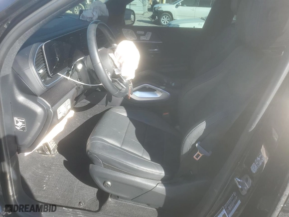 2023 Mercedes-Benz GLS with VIN 4JGFF5KE1PA967716, listed as a Copart auction lot 46681175 with 21,638 mi miles and Salvage Title. Bid and sale history available at carsss.com. Image 7.