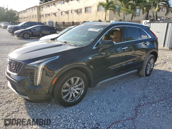 2019 Cadillac XT4 FWD Premium Luxury with VIN 1GYFZCR46KF117955, listed as a Copart auction lot 62145385 with 10,474 mi miles and Salvage title. Bid and sale history available at DreamBid. Image 1.