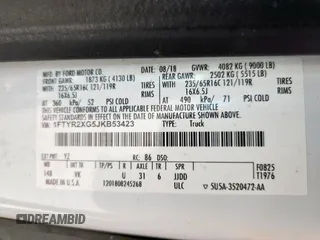 2018 Ford Transit с VIN 1FTYR2XG5JKB53423, выставлен на аукционе Copart как лот 57628365 с пробегом 123 202 миль миль и Списание • Salvage title. История ставок и продаж доступна на DreamBid. Изображение 13.