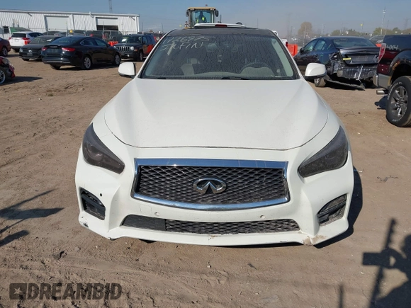 2017 Infiniti Q50 3.0t Premium with VIN JN1EV7AR3HM841394, listed as a IAAI auction lot 40635548 with 73,047 mi miles. Bid and sale history available at carsss.com. Image 12.