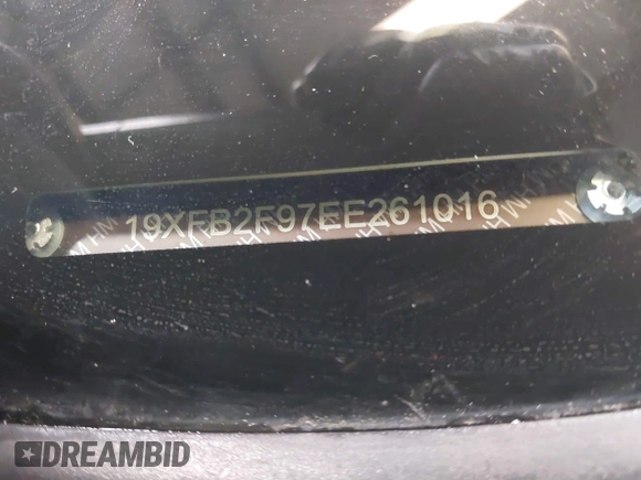 2014 Honda Civic EX-L with VIN 19XFB2F97EE261016, listed as a IAAI auction lot 41346617 with 124,539 mi miles and . Bid and sale history available at DreamBid. Image 17.