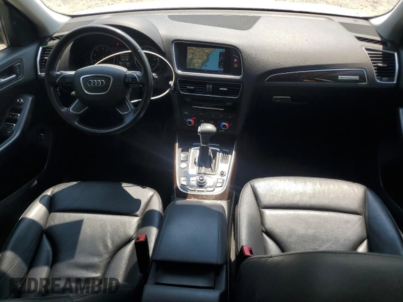 2014 Audi Q5 Premium Plus with VIN WA1DGAFP1EA087006, listed as a Copart auction lot 62254395 with 80,923 mi miles and Salvage title. Bid and sale history available at DreamBid. Image 8.