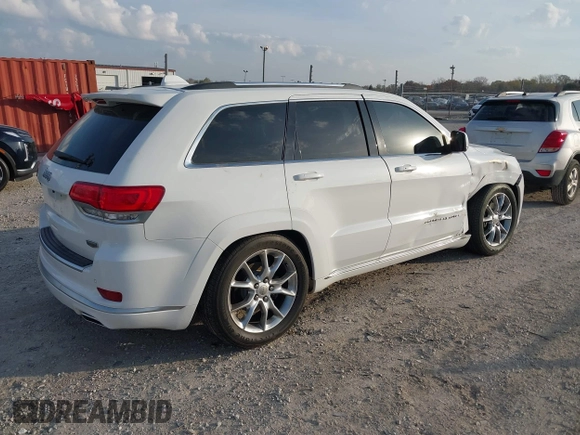 2016 Jeep Grand Cherokee Summit with VIN 1C4RJFJG3GC318626, listed as a IAAI auction lot 40737019 with 92,880 mi miles and . Bid and sale history available at DreamBid. Image 4.