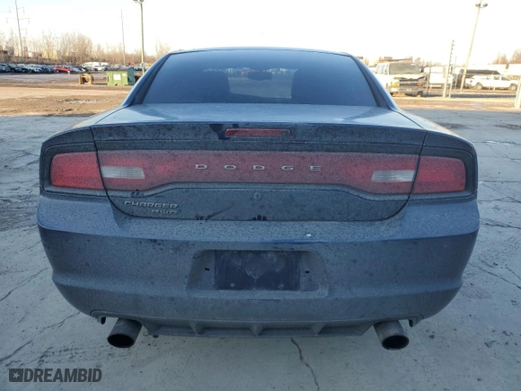 2014 Dodge Charger Police with VIN 2C3CDXKT8EH334804, listed as a Copart auction lot 43044245 with 80,617 mi miles and Clean Title. Bid and sale history available at carsss.com. Image 6.
