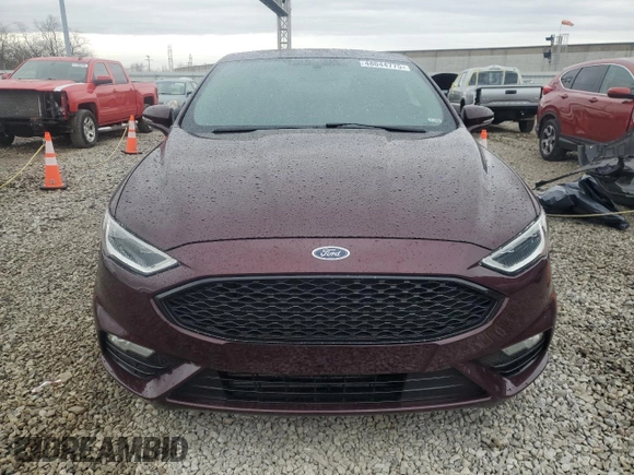 2017 Ford Fusion Sport with VIN 3FA6P0VPXHR298828, listed as a Copart auction lot 48044775 with 69,138 mi miles and Salvage Title. Bid and sale history available at carsss.com. Image 5.