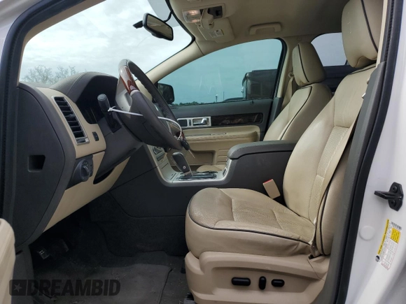 2010 Lincoln MKX with VIN 2LMDJ8JC7ABJ33165, listed as a Copart auction lot 52078895 with 72,079 mi miles and Salvage Title. Bid and sale history available at carsss.com. Image 7.