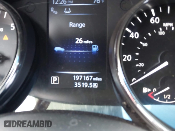 2015 Nissan Rogue SL with VIN 5N1AT2MV0FC778590, listed as a IAAI auction lot 42059832 with 197,167 mi miles and . Bid and sale history available at carsss.com. Image 7.