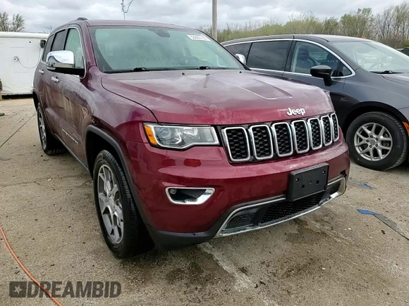 2020 Jeep Grand Cherokee Limited with VIN 1C4RJFBG7LC241736, listed as a Copart auction lot 52993735 with 71,836 mi miles and Salvage title. Bid and sale history available at DreamBid. Image 12.
