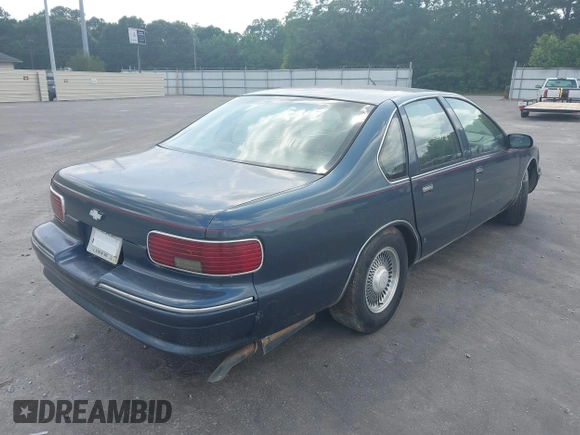 1996 Chevrolet Caprice 1SA Special Value z VIN 1G1BL52W6TR174680, wystawiony jako IAAI lot #42157291 z przebiegiem Nie podano mil oraz . Historia ofert i sprzedaży dostępna na DreamBid. Obrazek 4.