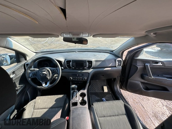 2018 Kia Sportage LX with VIN KNDPM3AC1J7480247, listed as a Copart auction lot 65893204 with 152,845 mi miles and Salvage Title. Bid and sale history available at carsss.com. Image 9.
