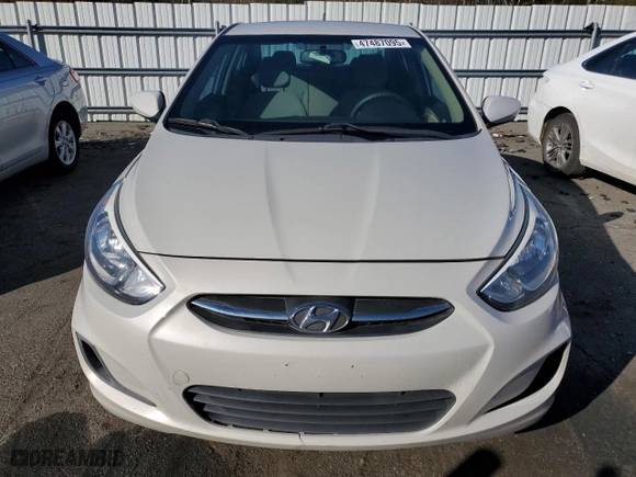 2015 Hyundai Accent GLS with VIN KMHCT4AEXFU929616, listed as a Copart auction lot 47487095 with 107,293 mi miles and Clean Title. Bid and sale history available at carsss.com. Image 5.