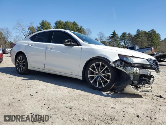 2016 Acura TLX V6 with VIN 19UUB2F32GA000953, listed as a Copart auction lot 49236665 with 0 mi miles and Salvage Title. Bid and sale history available at carsss.com. Image 4.