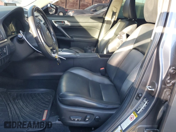2017 Lexus CT with VIN JTHKD5BH4H2284941, listed as a Copart auction lot 85061064 with 74,492 mi miles and Salvage Title. Bid and sale history available at carsss.com. Image 7.