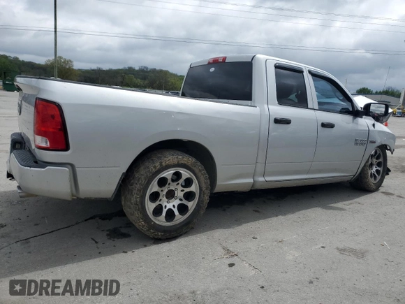 2015 Ram 1500 Express with VIN 1C6RR6FT8FS651642, listed as a Copart auction lot 52074115 with 121,829 mi miles and Salvage title. Bid and sale history available at DreamBid. Image 3.