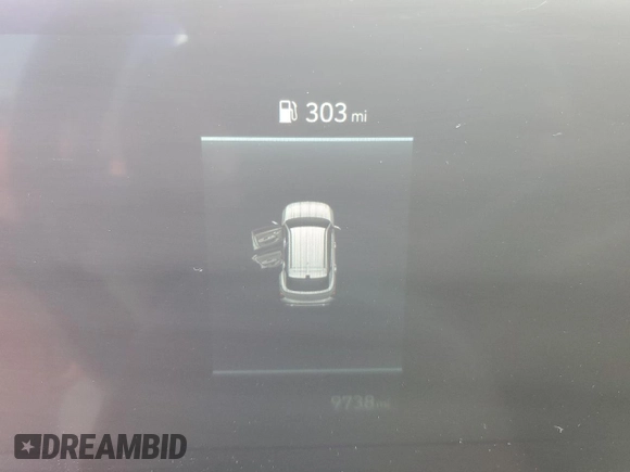 2024 Hyundai Kona SEL with VIN KM8HB3AB2RU115599, listed as a Copart auction lot 50888805 with 9,738 mi miles and Salvage Title. Bid and sale history available at DreamBid. Image 9.